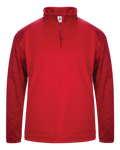 Badger Men's 1/4 Zip Sport Tonal Blend Fleece Badger