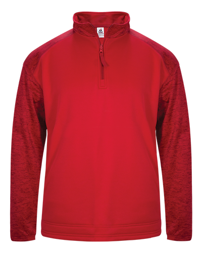 Badger Men's 1/4 Zip Sport Tonal Blend Fleece