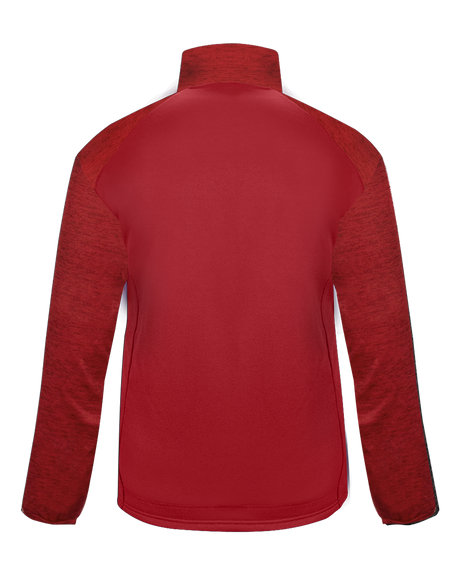 Badger Men's 1/4 Zip Sport Tonal Blend Fleece Badger