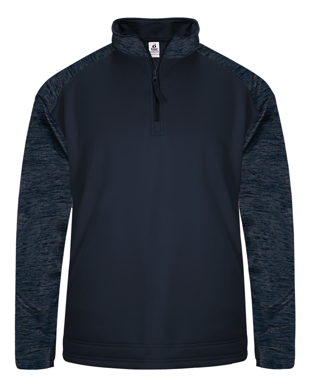 Badger Men's 1/4 Zip Sport Tonal Blend Fleece Badger