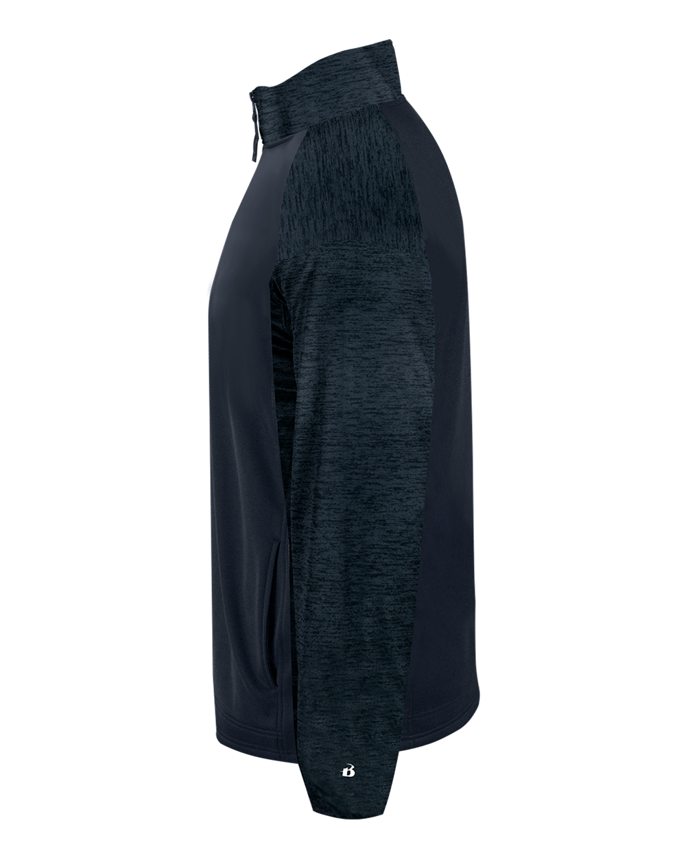 Badger Men's 1/4 Zip Sport Tonal Blend Fleece Badger