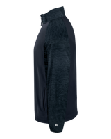 Badger Men's 1/4 Zip Sport Tonal Blend Fleece Badger