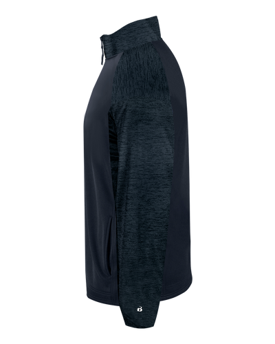 Badger Men's 1/4 Zip Sport Tonal Blend Fleece