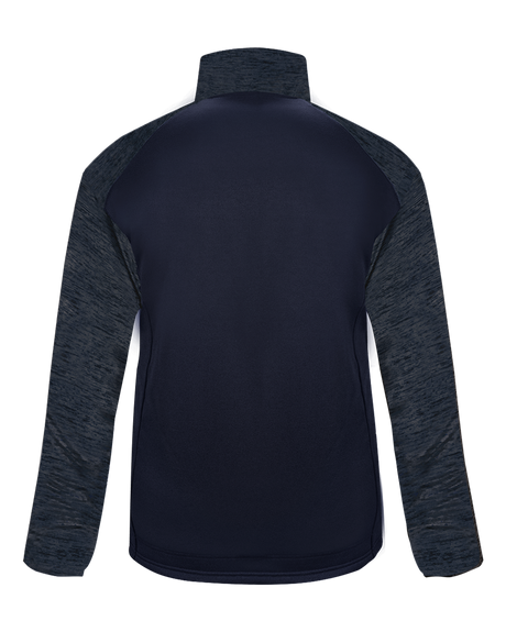 Badger Men's 1/4 Zip Sport Tonal Blend Fleece Badger