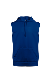 Badger Men's Perf. Fleece Sleeveless Hoodie Badger