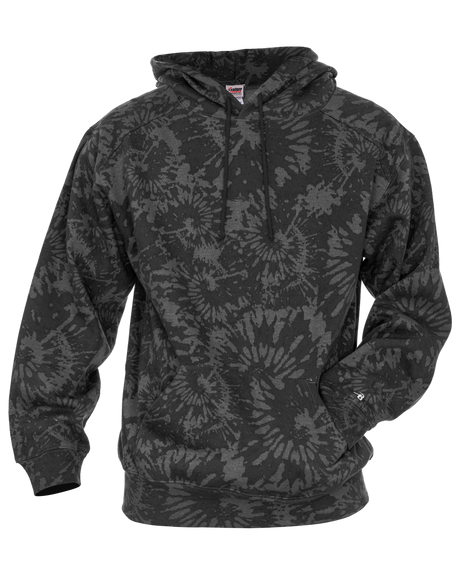 Badger Men's Athletic Fleece Tie Dye Hood Badger
