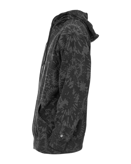 Badger Men's Athletic Fleece Tie Dye Hood Badger