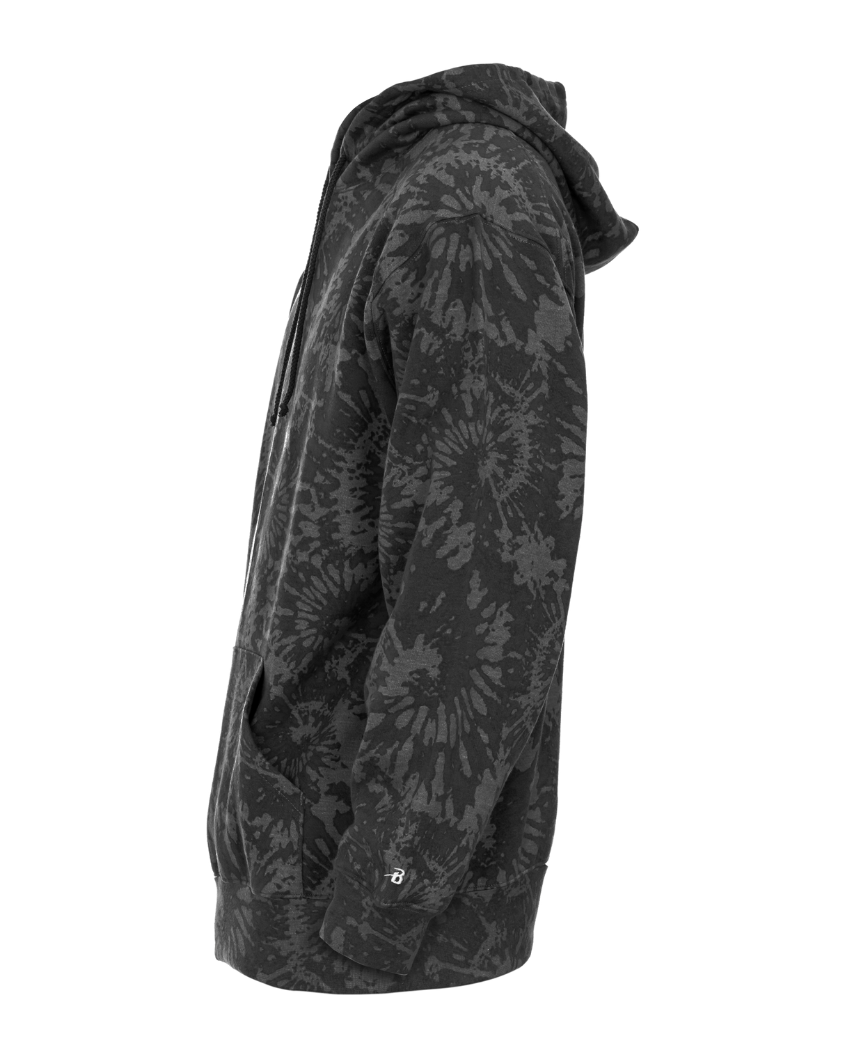 Badger Men's Athletic Fleece Tie Dye Hood Badger