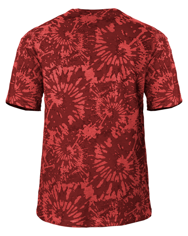 Badger Men's Tie-Dye Tri-Blend Tee Badger