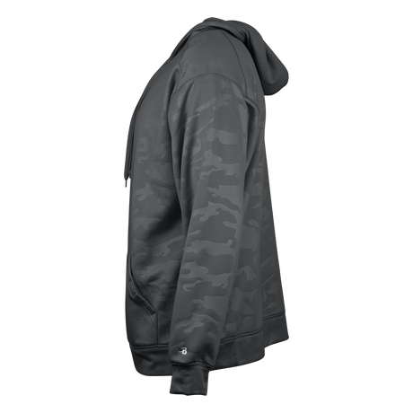 Badger Men's MonoCam Embossed Hoodie Badger