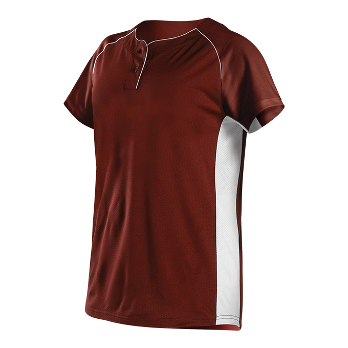 Alleson Women's Fastpitch 2 Button Softball Jersey Alleson