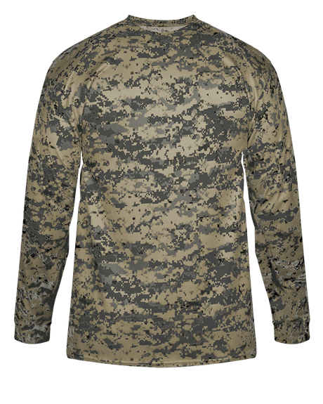 Badger Youth Digital Long-Sleeve Tee Youth Apparel Shirts & Tops