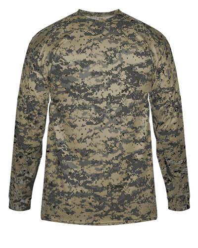 Badger Youth Digital Long-Sleeve Tee
