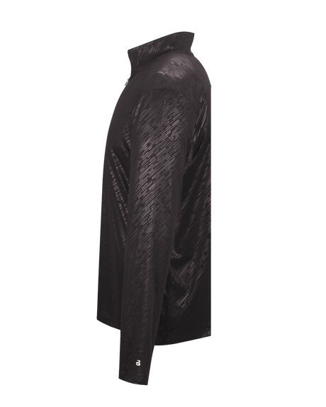 Badger Men's Line Embossed 1/4 Zip Badger