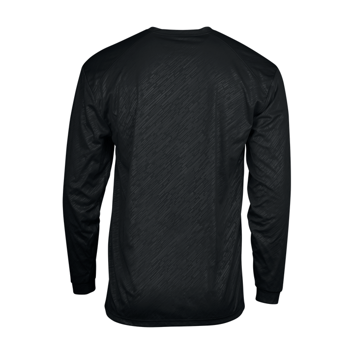 Badger Men's Line Embossed Long-Sleeve Tee Badger