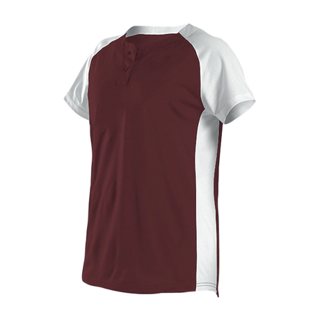 Alleson Youth Two Button Fastpitch Softball Jersey Alleson