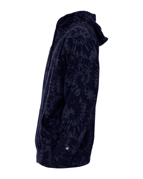 Badger Men's Athletic Fleece Tie Dye Hood Badger