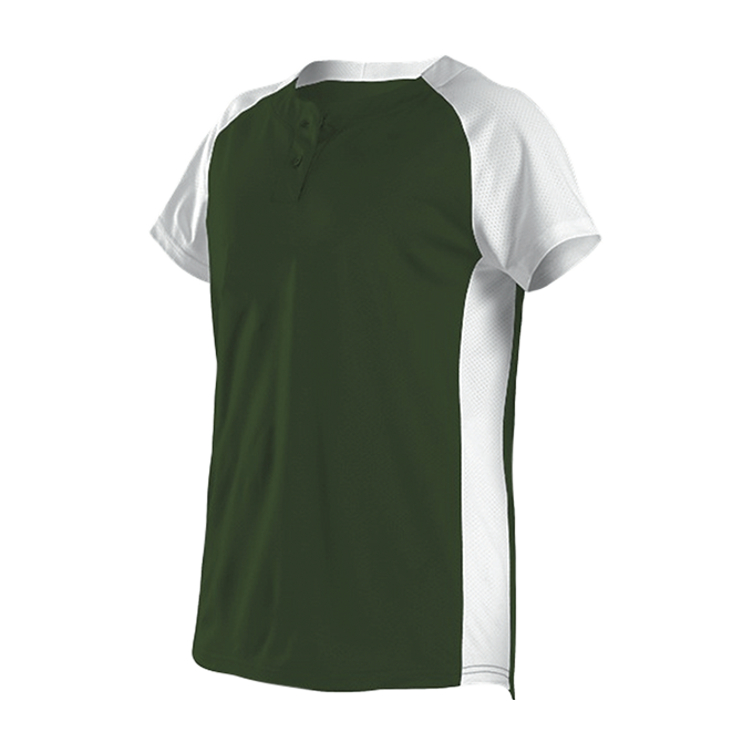 Alleson Youth Two Button Fastpitch Softball Jersey Alleson