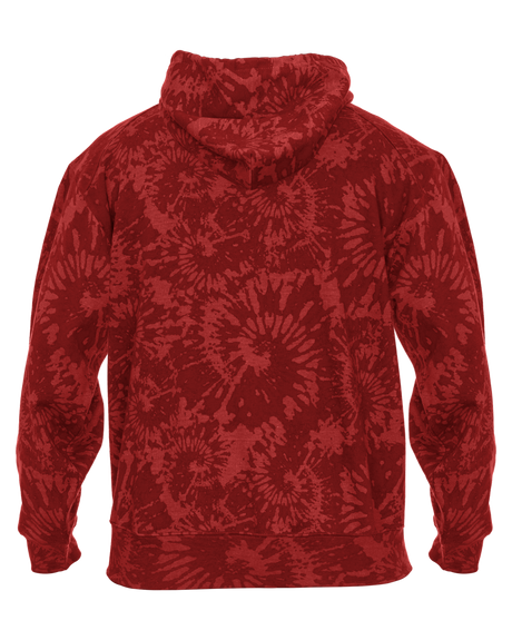 Badger Men's Athletic Fleece Tie Dye Hood Badger
