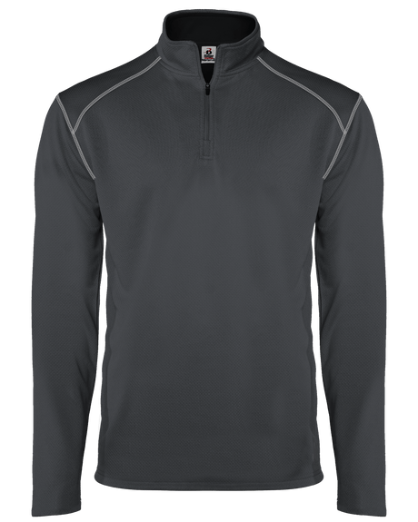 Badger Youth Money Mesh 1/4 Zip Badger