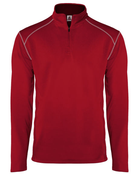 Badger Youth Money Mesh 1/4 Zip Badger