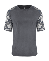 Badger Men's Vintage Camo Sport Tri-Blend Tee Badger