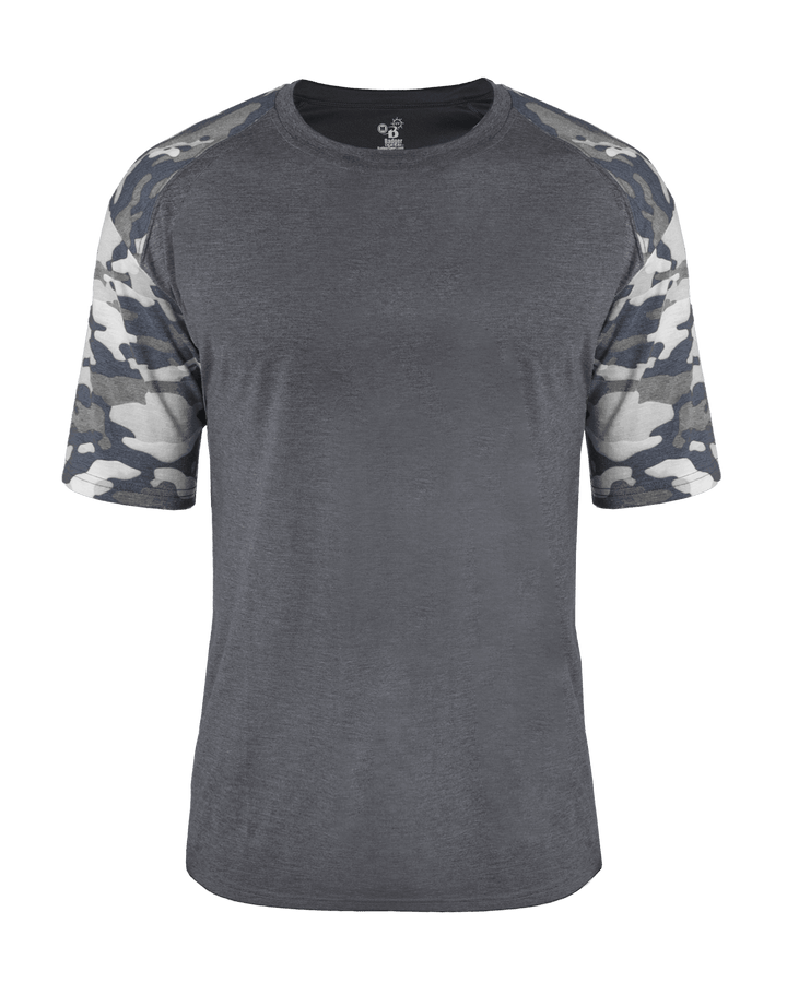 Badger Men's Vintage Camo Sport Tri-Blend Tee Badger