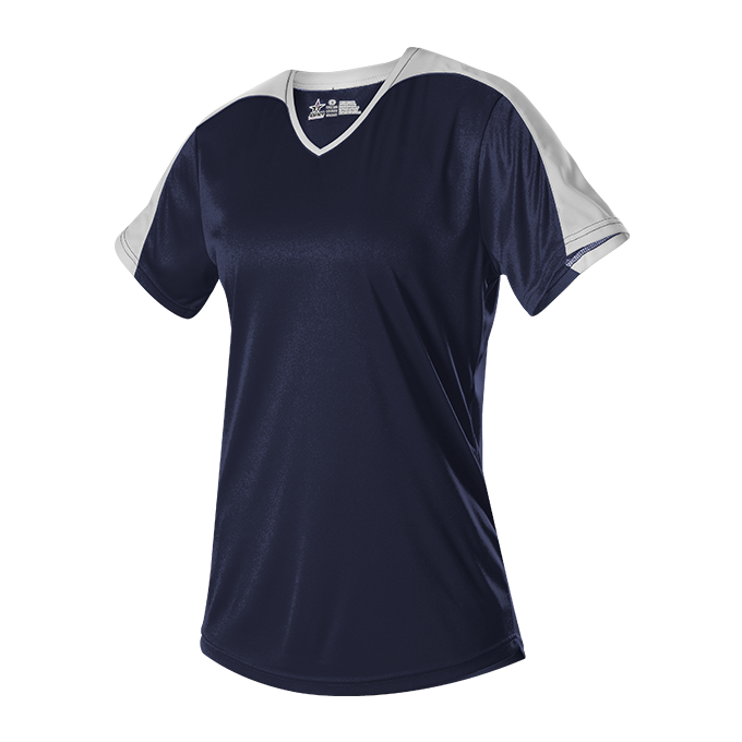 Alleson Youth V Neck Fastpitch Baseball Jersey Alleson