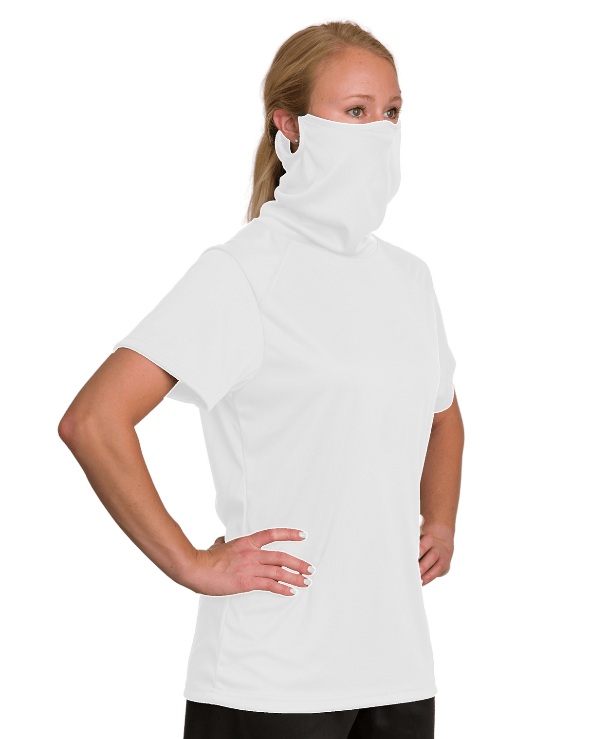 Badger Women's 2B1 Performance Tee with Mask Badger