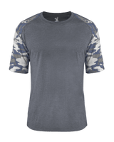 Badger Men's Vintage Camo Sport Tri-Blend Tee Badger