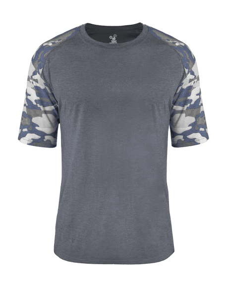 Badger Men's Vintage Camo Sport Tri-Blend Tee Badger