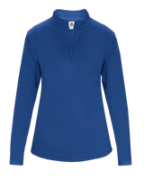 Badger Women's 1/4 Zip Perf. Fleece Badger
