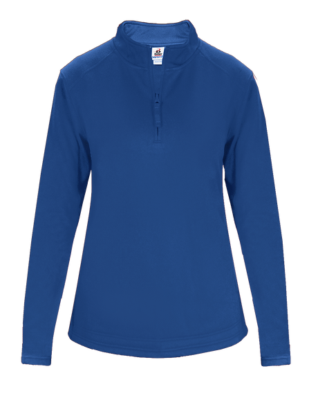 Badger Women's 1/4 Zip Perf. Fleece Badger