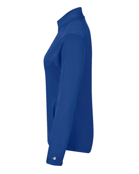 Badger Women's 1/4 Zip Perf. Fleece Badger