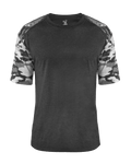 Badger Men's Vintage Camo Sport Tri-Blend Tee Badger