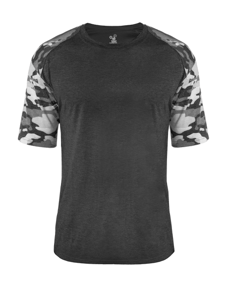 Badger Men's Vintage Camo Sport Tri-Blend Tee Badger