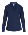 Badger Women's 1/4 Zip Perf. Fleece Badger