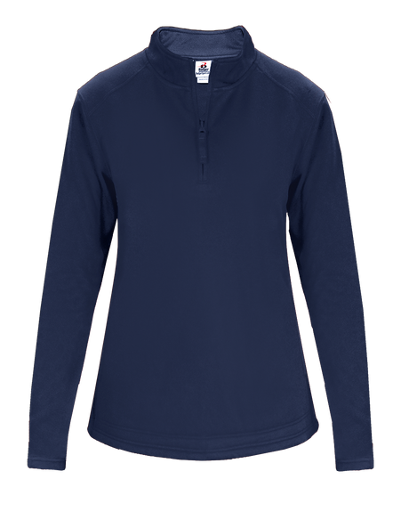 Badger Women's 1/4 Zip Perf. Fleece Badger