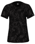 Badger Women's Tie-Dye Tri-Blend Tee Badger