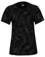 Badger Women's Tie-Dye Tri-Blend Tee Badger