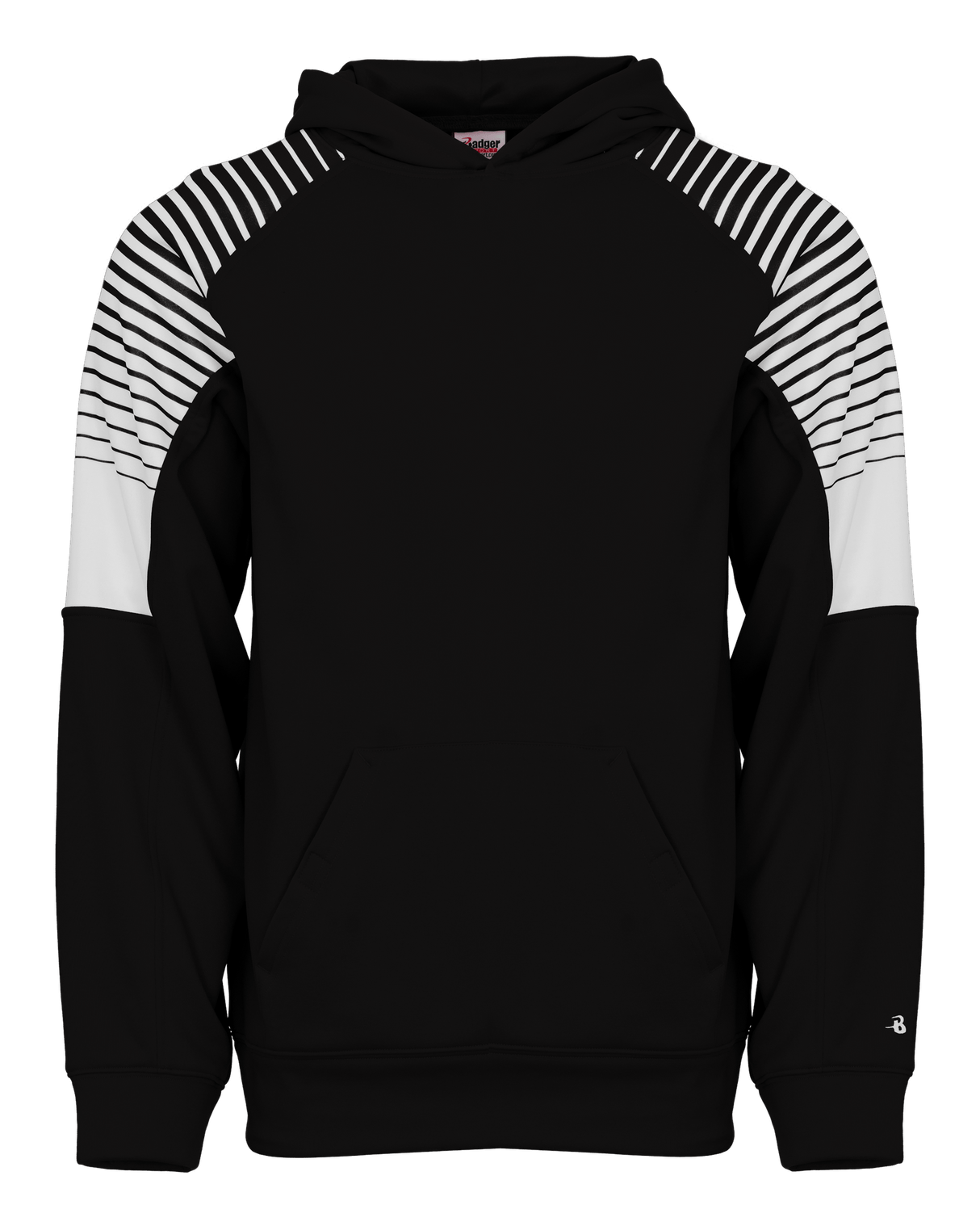 Badger Youth Lineup Fleece Hoodie Badger
