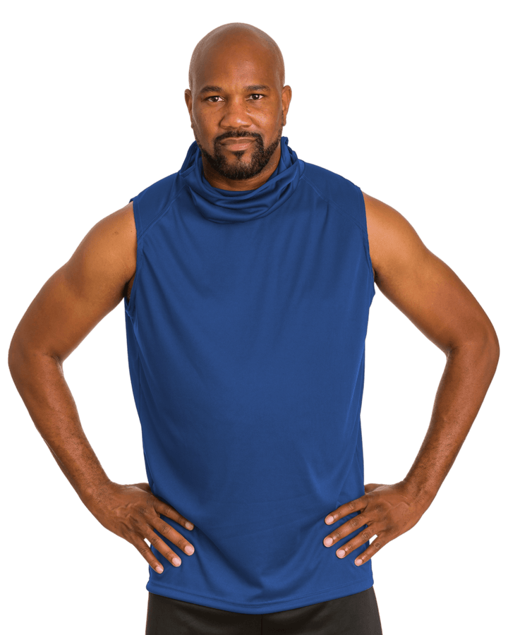 Badger Youth 2B1 Sleeveless Performance Tee with Mask Badger