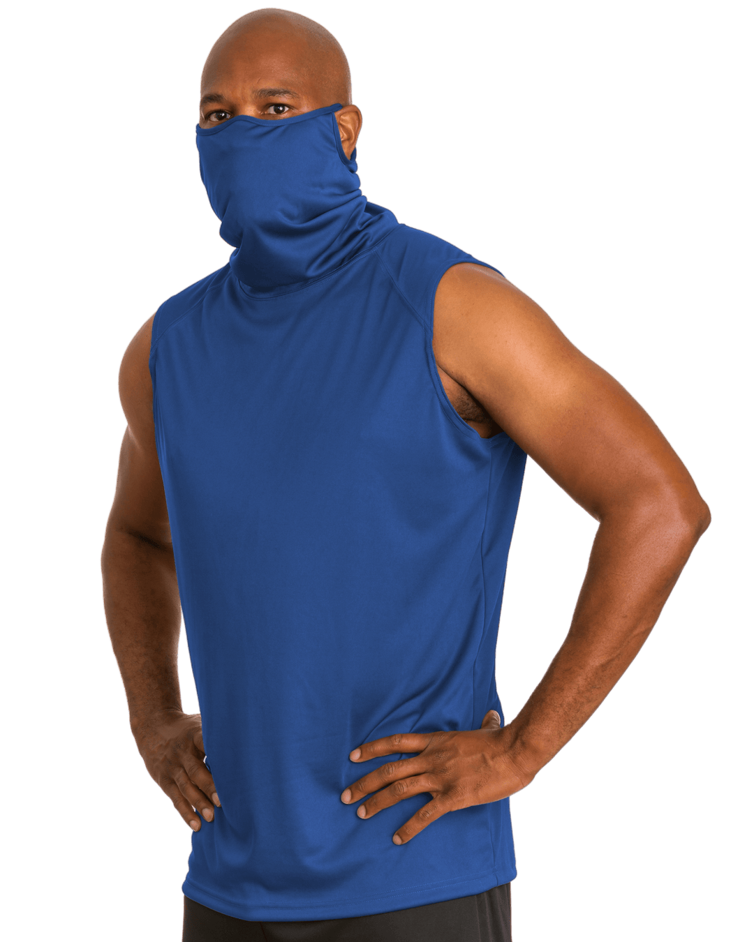 Badger Youth 2B1 Sleeveless Performance Tee with Mask Badger