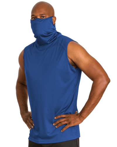Badger Youth 2B1 Sleeveless Performance Tee with Mask