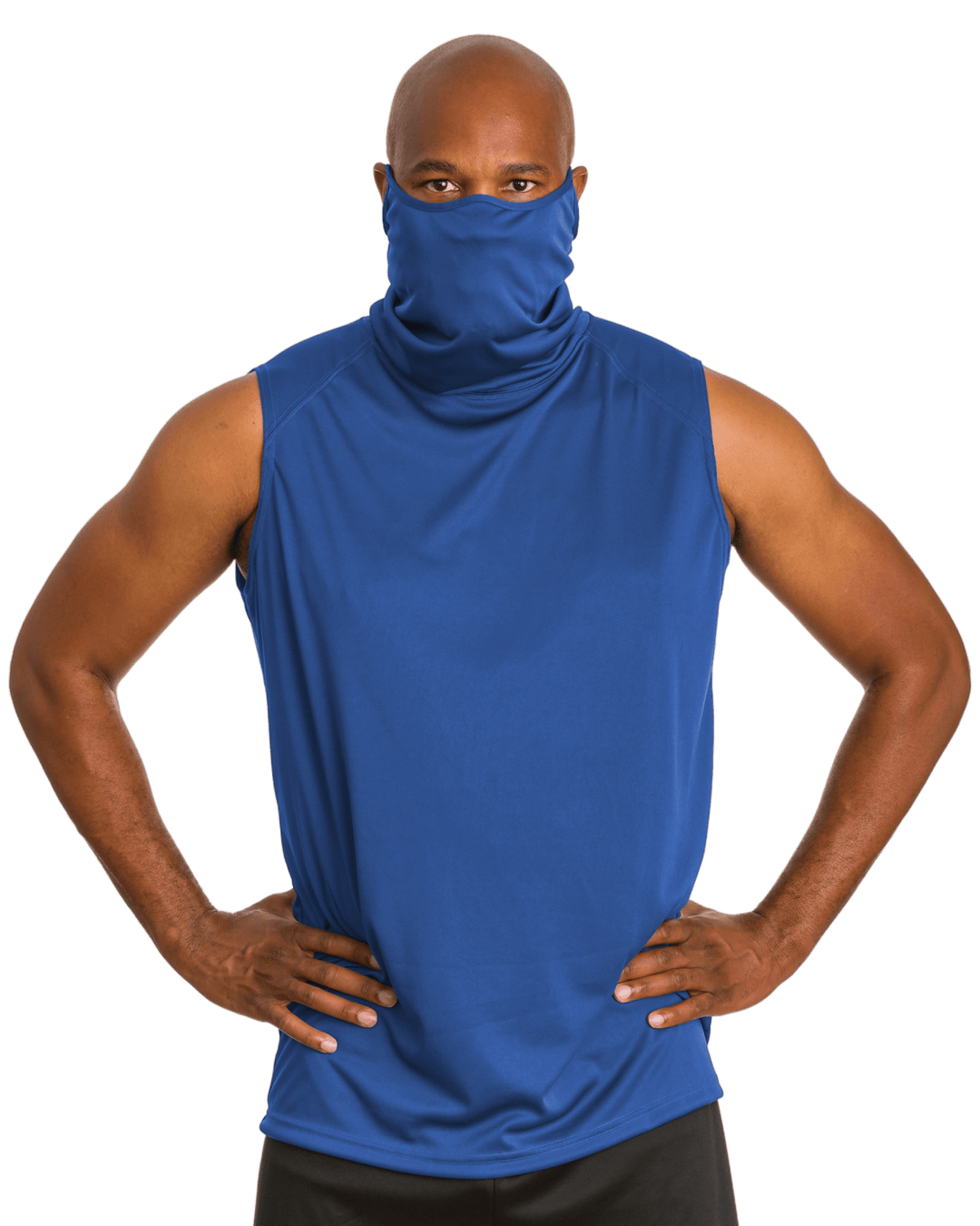Badger Youth 2B1 Sleeveless Performance Tee with Mask Badger