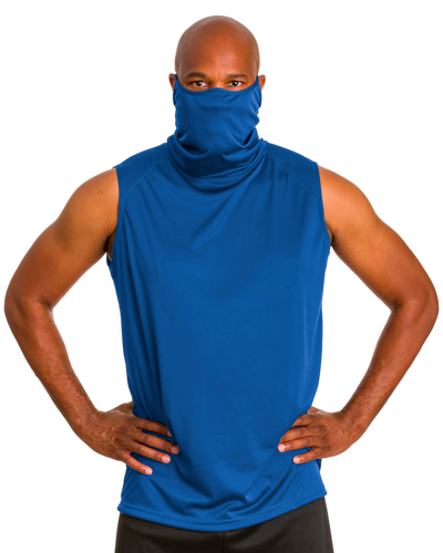 Badger Youth 2B1 Sleeveless Performance Tee with Mask