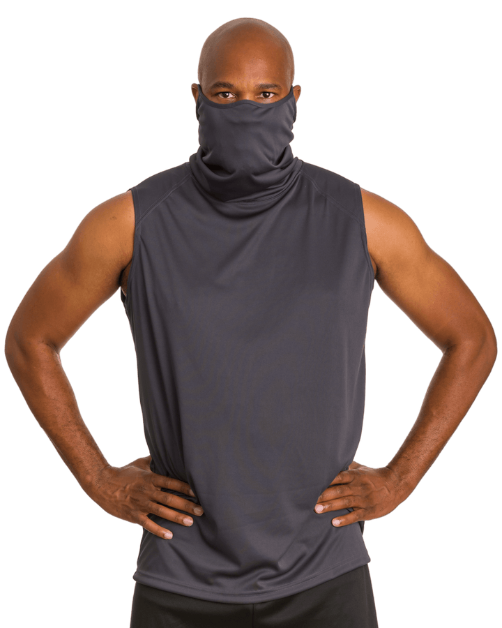 Badger Youth 2B1 Sleeveless Performance Tee with Mask Badger