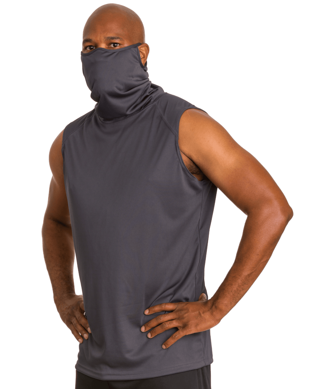 Badger Youth 2B1 Sleeveless Performance Tee with Mask Badger