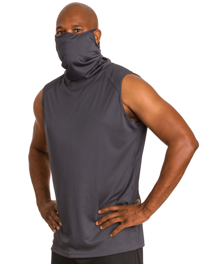 Badger Youth 2B1 Sleeveless Performance Tee with Mask Badger