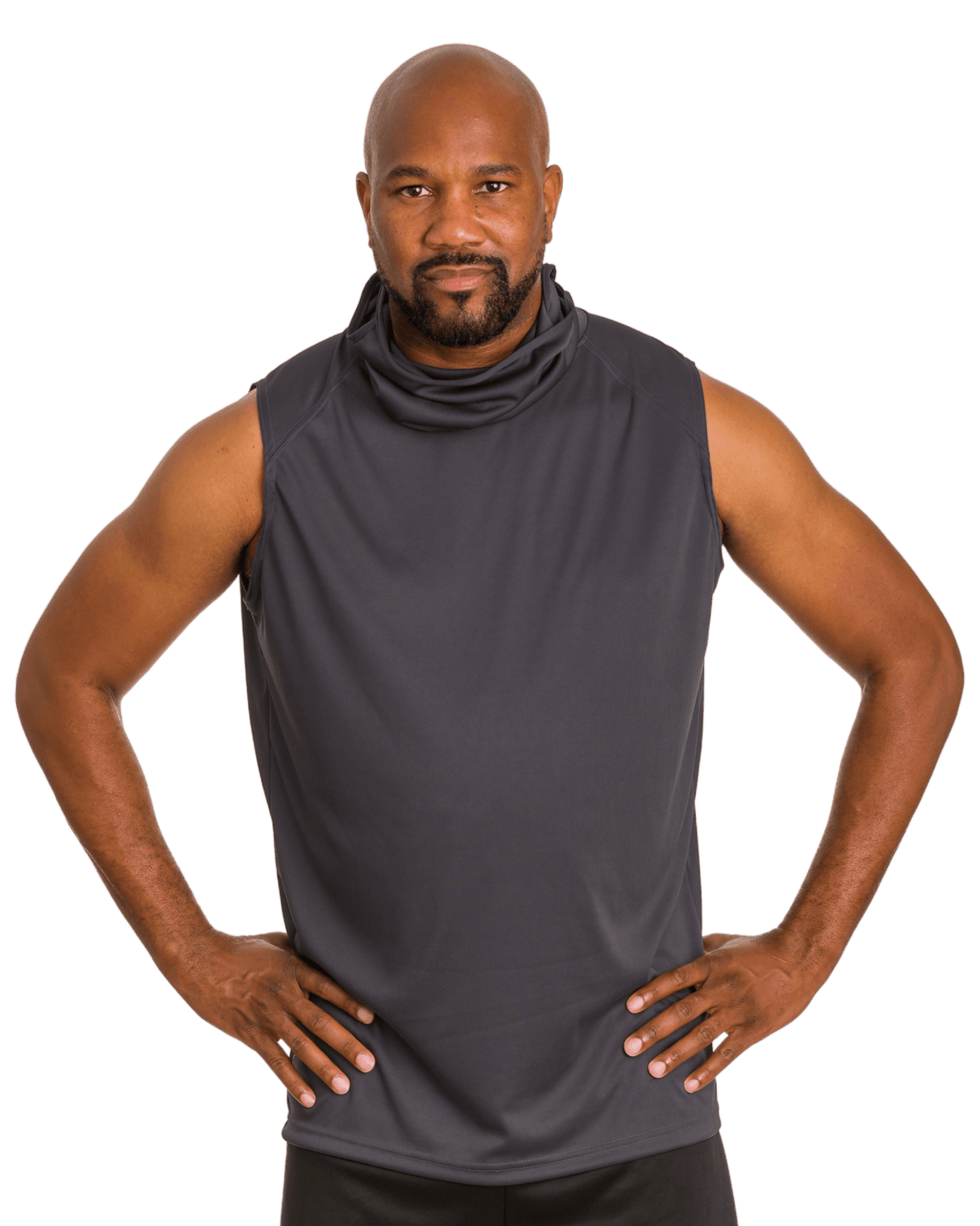 Badger Youth 2B1 Sleeveless Performance Tee with Mask Badger